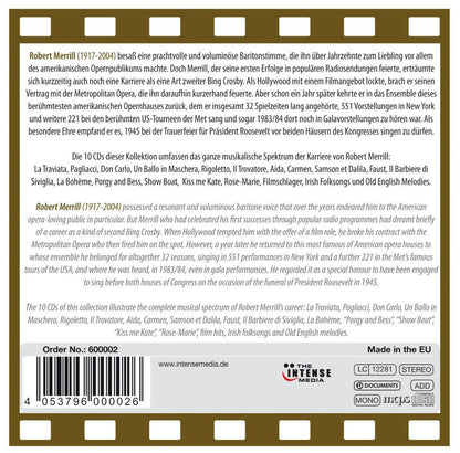 ROBERT MERRILL: HIS OPERA, CINEMA AND MUSICAL HIGHLIGHTS (10 CDS)