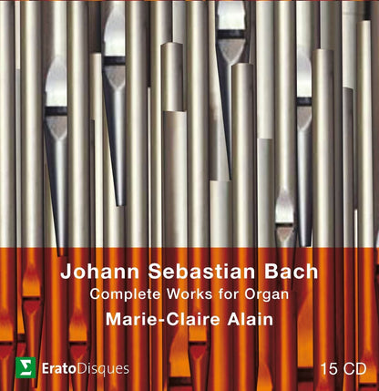 BACH: Complete Organ Works - Marie-Claire Alain (15 CDs; 1980s Analog Recordings)