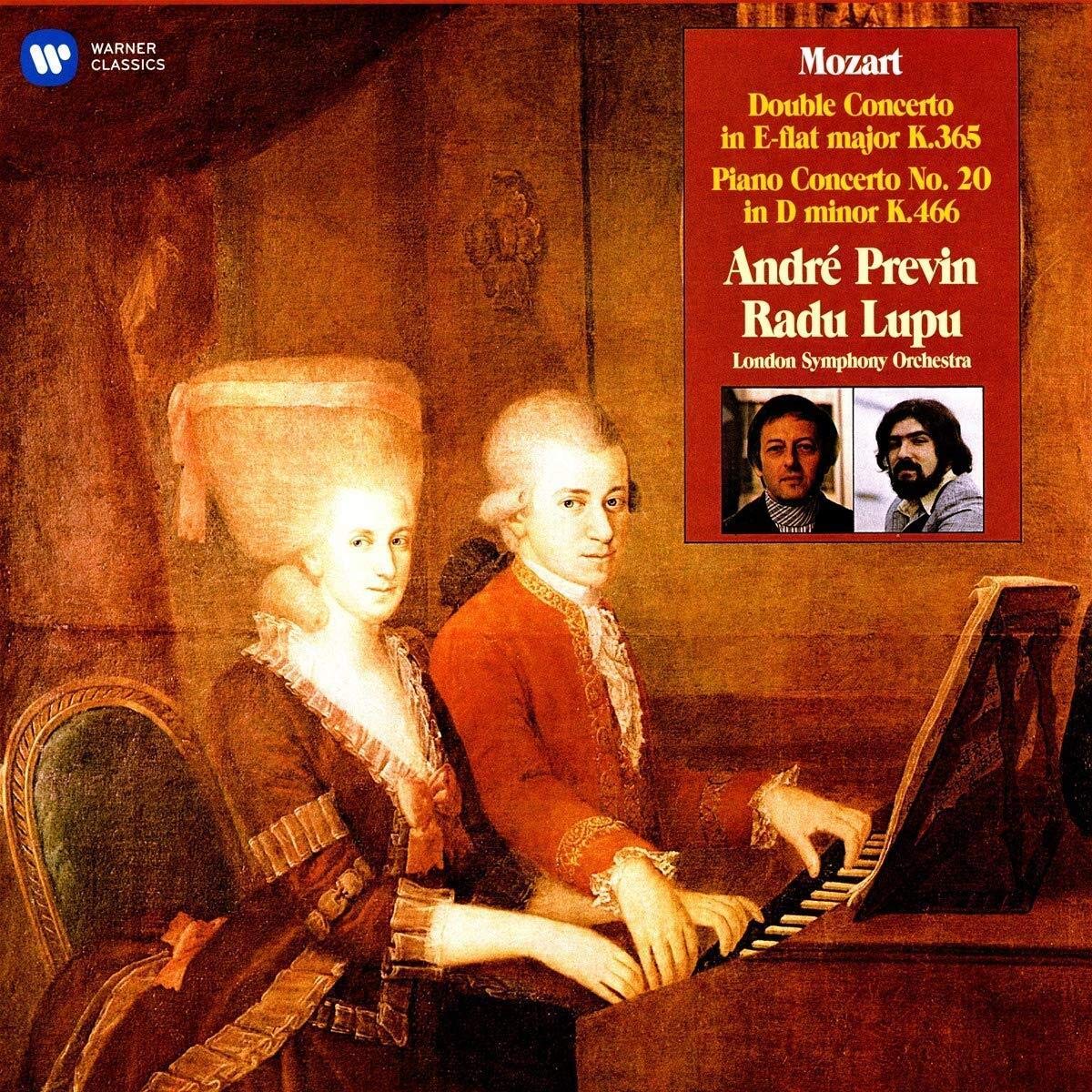 MOZART: PIANO CONCERTOS NOS. 10 & 20 - ANDRE PREVIN, RADU LUPU, LONDON SYMPHONY (LP)