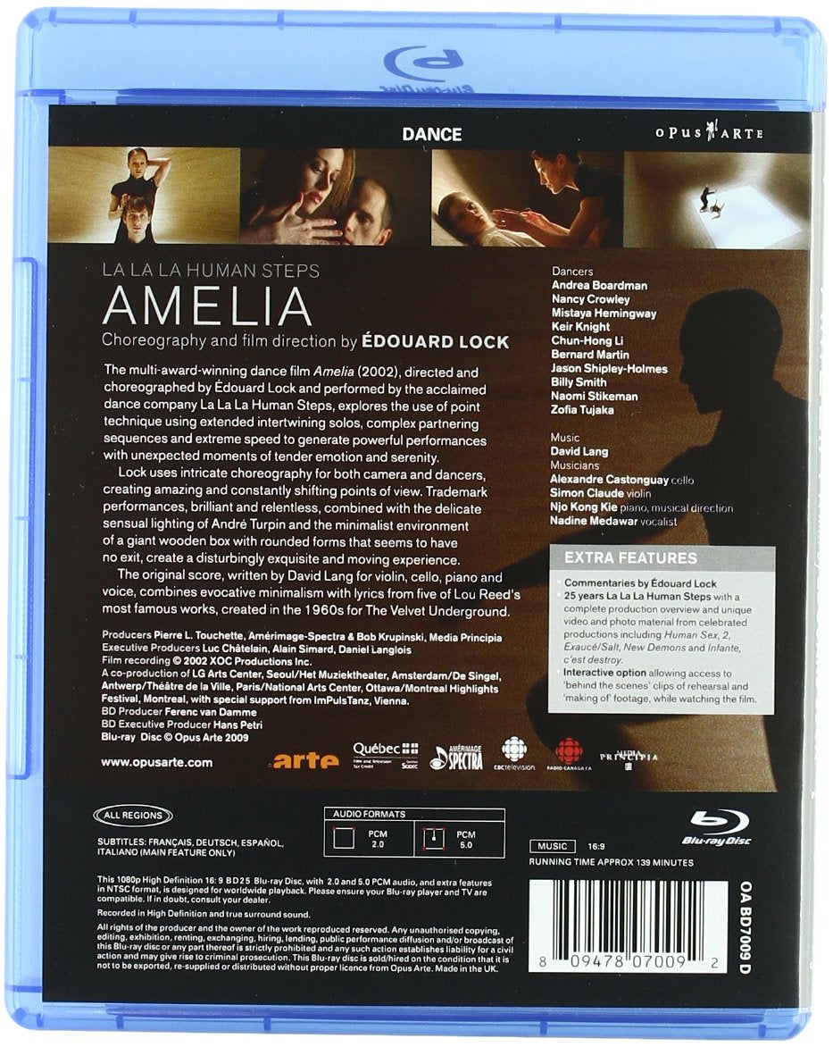 LANG: Amelia - Full Length Version of the Dance Film (Blu-Ray DVD)