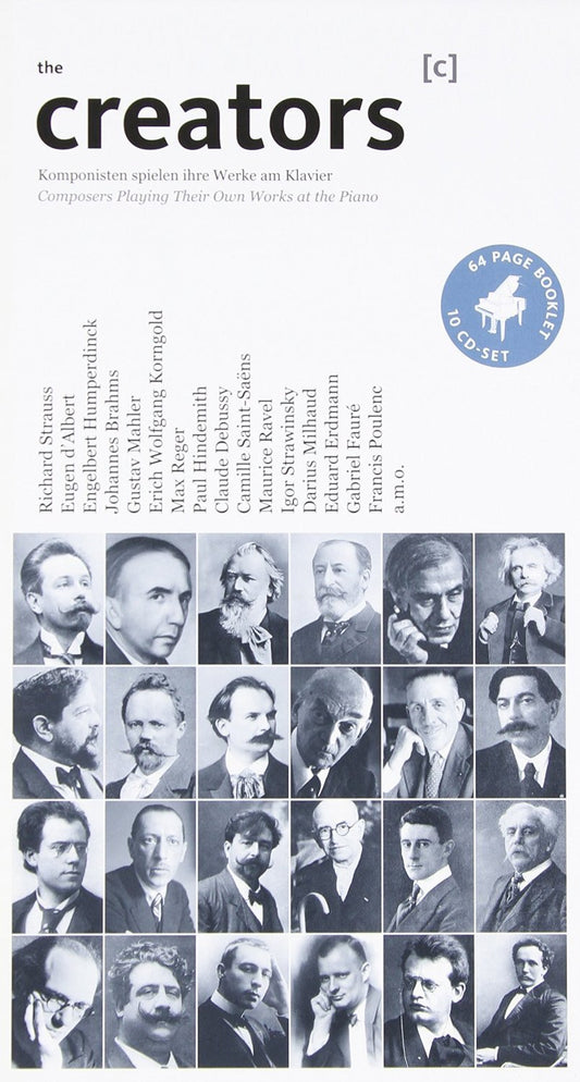 THE CREATORS: Composers Playing Their Own Works At The Piano (10 CD SET)