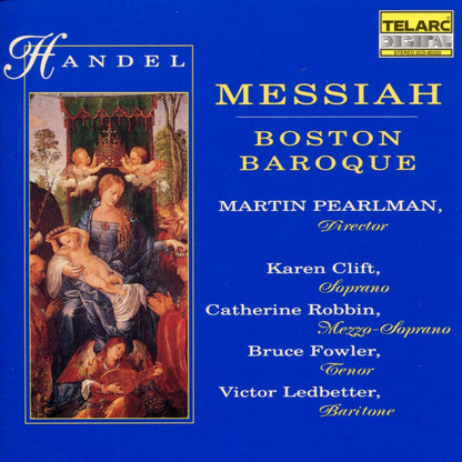 HANDEL: MESSIAH - BOSTON BAROQUE ORCHESTRA & CHORUS, MARTIN PEARLMAN (2 CDS)