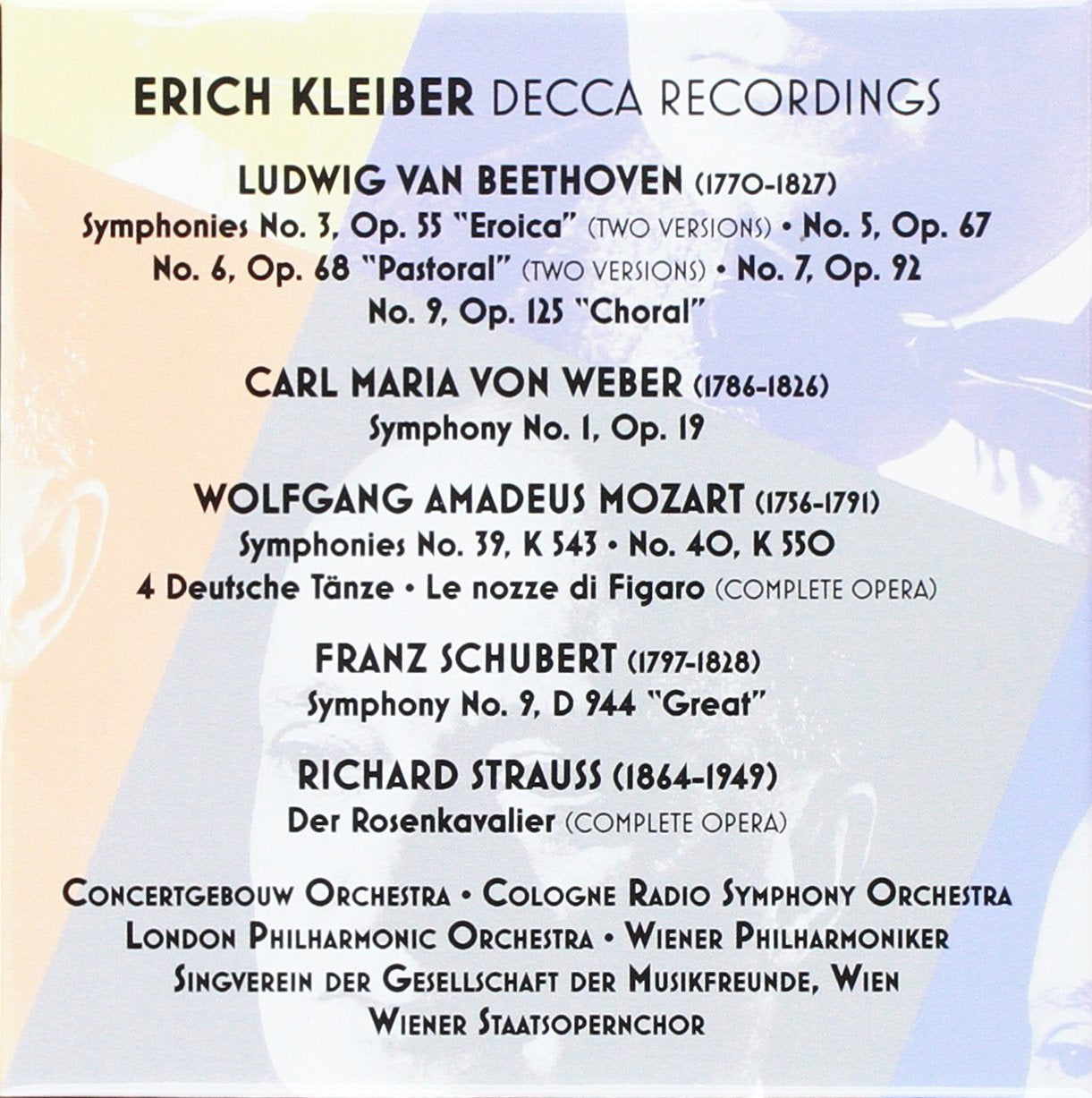 ERICH KLEIBER: THE COMPLETE DECCA RECORDINGS (12 CDS