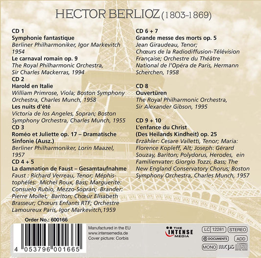 BERLIOZ: THE GREAT CLASSICAL COLLECTION (10 CDS)