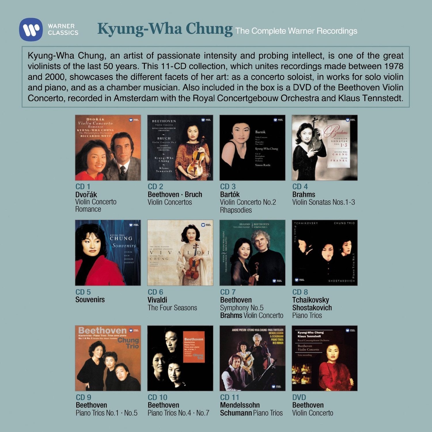 Kyung Wha-Chung: The Complete Warner Recordings (11 CDs