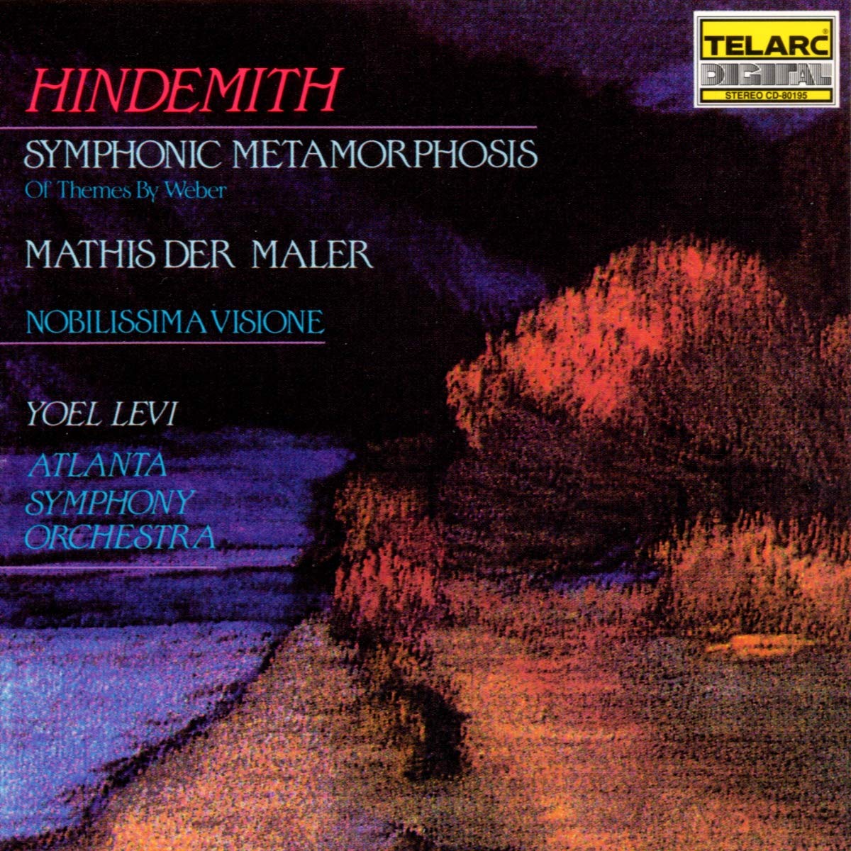 HINDEMITH: MATHIS DER MALER; SYMPHONIC METAMORPHOSES - Yoel Levi, Atlanta Symphony Orchestra