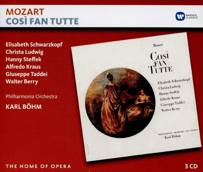 Mozart: Cosi fan tutte - Schwarzkopf, Ludwig, Kraus, Berry, Karl Bohm, Philharmonia Orchestra (3CD)