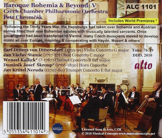 BAROQUE BOHEMIA & BEYOND, VOLUME 5 - CZECH CHAMBER PHILHARMONIC