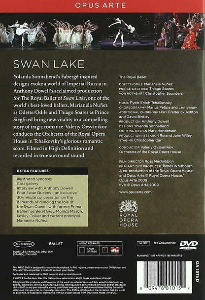 TCHAIKOVSKY: Swan Lake - Royal Ballet (DVD)