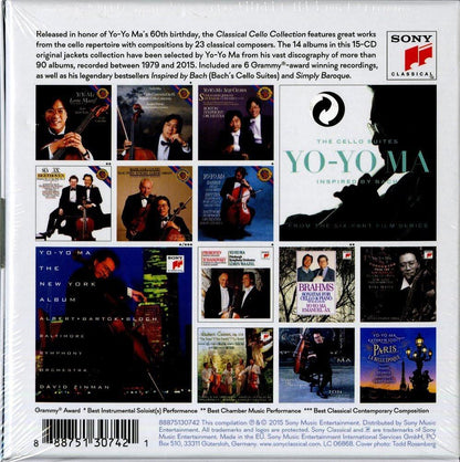 YO-YO MA - THE CLASSICAL CELLO COLLECTION (15 CDs)