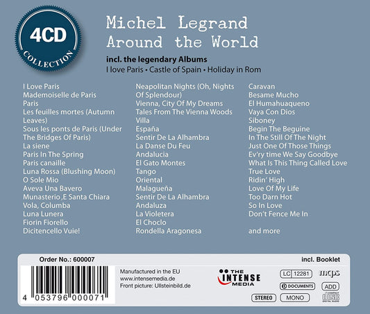 MICHEL LEGRAND: AROUND THE WORLD (4 CDS)
