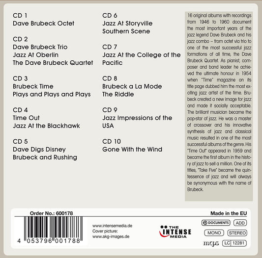 Dave Brubeck: Take Five - Portrait of a Legend (10 CDs)