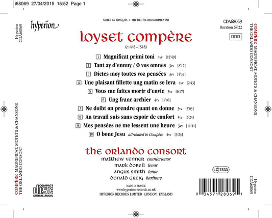 Compere: Magnificat, Motets & Chansons - Orlando Consort