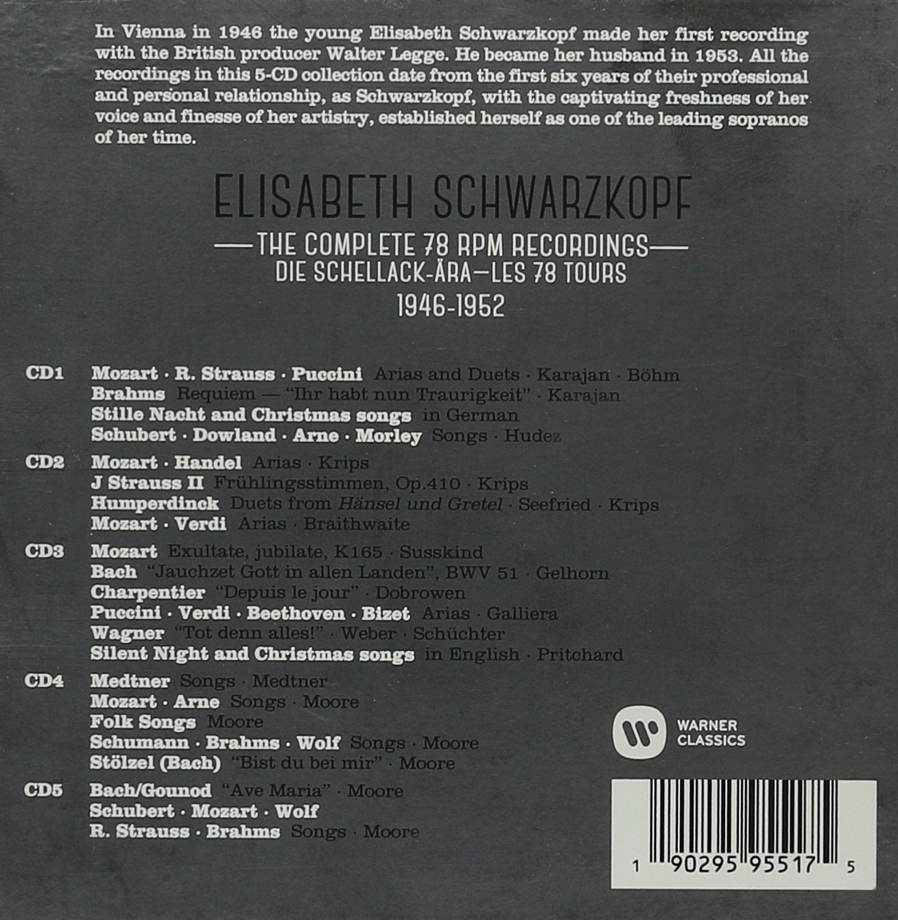 Elisabeth Schwarzkopf: Complete 78 RPM Recordings (5 CDs)