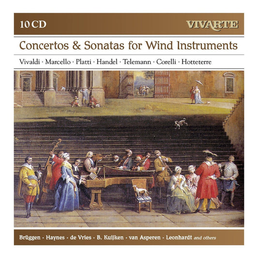 CONCERTOS & SONATAS for WIND INSTRUMENTS (10 CDS)
