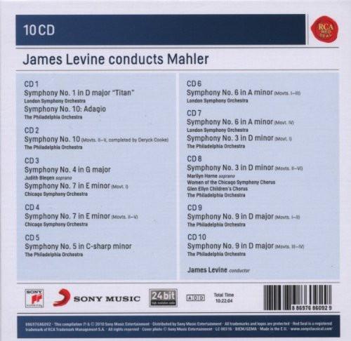 MAHLER: SYMPHONIES - James Levine (10 CDs)