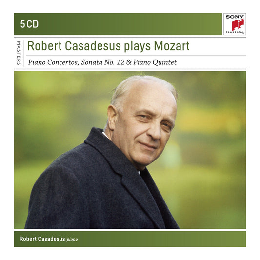 ROBERT CASADESUS PLAYS MOZART (5 CDs)