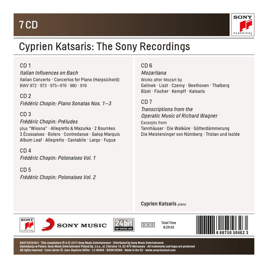 CYPRIEN KATSARIS - THE COMPLETE SONY RECORDINGS (7 CDS)