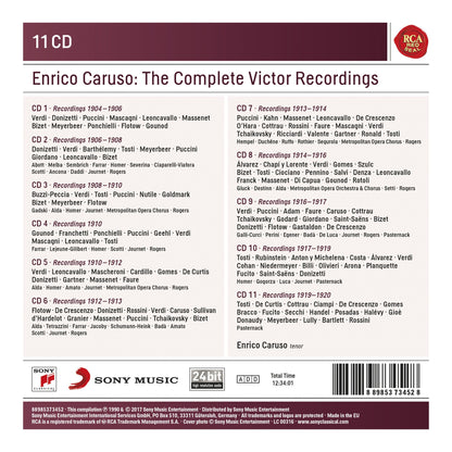 Enrico Caruso - The Complete Victor Recordings (11 CDs)