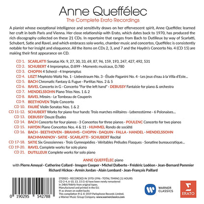 Anne Queffelec - The Complete Erato Recordings (21 CDs)