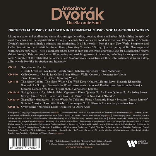 DVORAK EDITION: THE SLAVONIC SOUL (27 CDS)