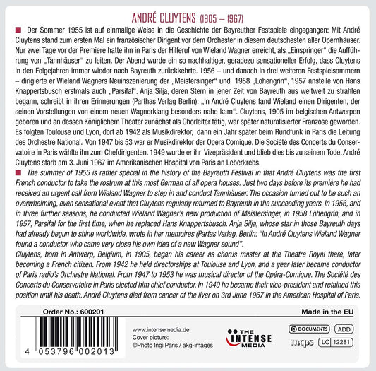 Wagner: Bayreuth Live - Andre Cluytens (10 CDs)