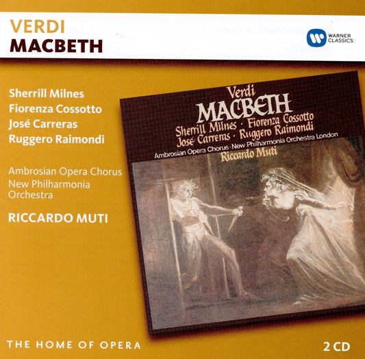 Verdi: Macbeth - Muti, Milnes, Carreras, Cossotto (2 CDs)