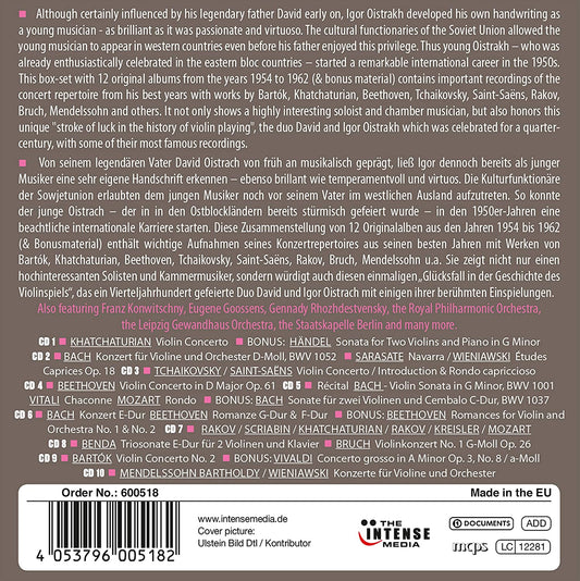 Igor Oistrach: Milestones of a Violin Legend (10 CDs)