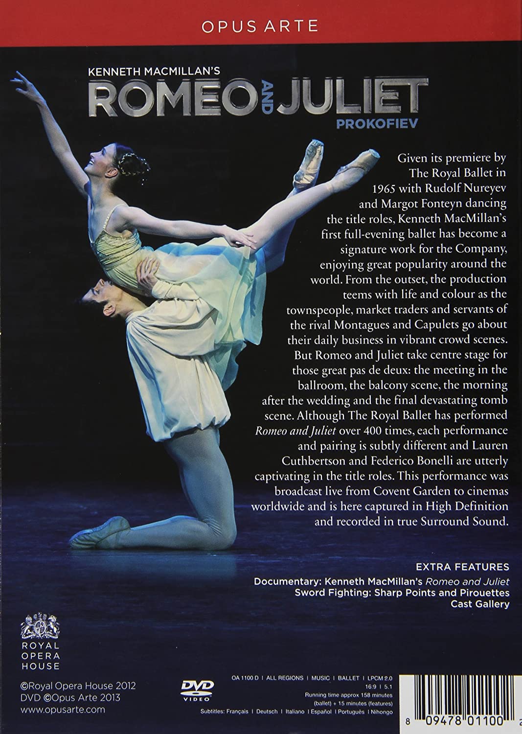 PROKOFIEV: Romeo and Juliet - Royal Ballet (DVD) – ClassicSelect World