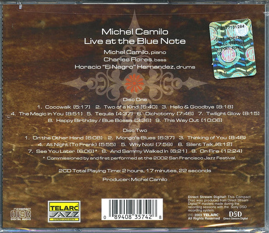 MICHEL CAMILO: LIVE AT THE BLUE NOTE (2 CDS)