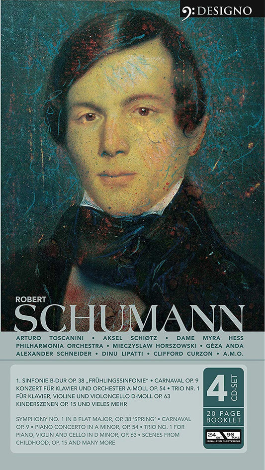 SCHUMANN: ORCHESTRAL, CONCERTO, SOLO PIANO and VOCAL WORKS (4 CDS)