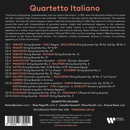 QUARTETTO ITALIANO - "Prima La Musica" The Complete Warner Recordings (14 CDs)