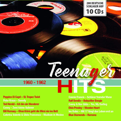 TEENAGER HITS 1960-1962 (10 CDS)