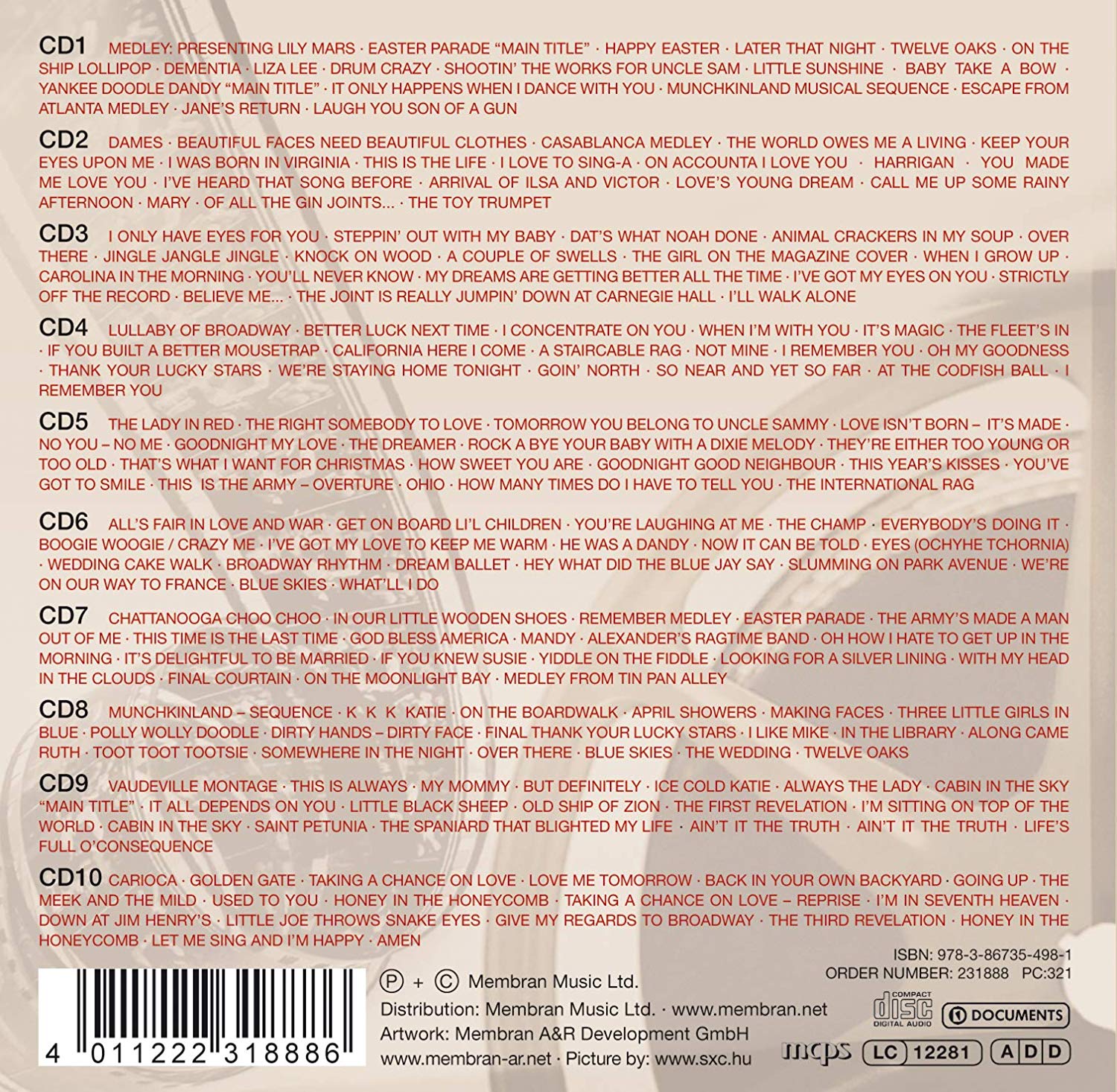 ORIGINAL MOVIE THEMES (10 CDS) – ClassicSelect World