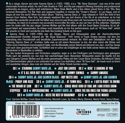 SAMMY DAVIS, JR: MILESTONES OF A LEGEND (10 CDS)