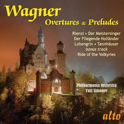 WAGNER: FAVOURITE OVERTURES & PRELUDES - SIMONOV, PHILHARMONIA ORCHESTRA