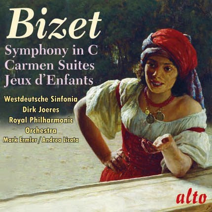 BIZET: SYMPHONY IN C; CARMEN SUITES 1 & 2 - ROYAL PHILHARMONIC, WESTDEUTSCHE SINFONIA