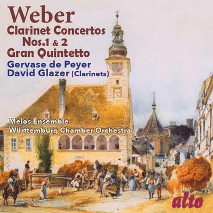 WEBER: CLARINET CONCERTOS NOS. 1 & 2; GRAN QUINTETTO - GLAZER, DE PEYER