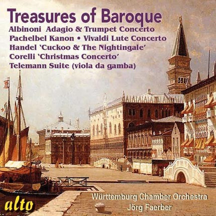 TREASURES OF THE BAROQUE - WURTTEMBURG ORCHESTRA, JORG FAERBER