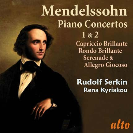 MENDELSSOHN: PIANO CONCERTOS NOS. 1 & 2; CAPRICCIO BRILLANTE - SERKIN, PHILADELPHIA ORCHESTRA