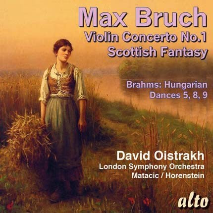 BRUCH: VIOLIN CONCERTO; SCOTTISH FANTASY; BRAHMS: HUNGARIAN DANCES - OISTRAKH, LONDON SYMPHONY