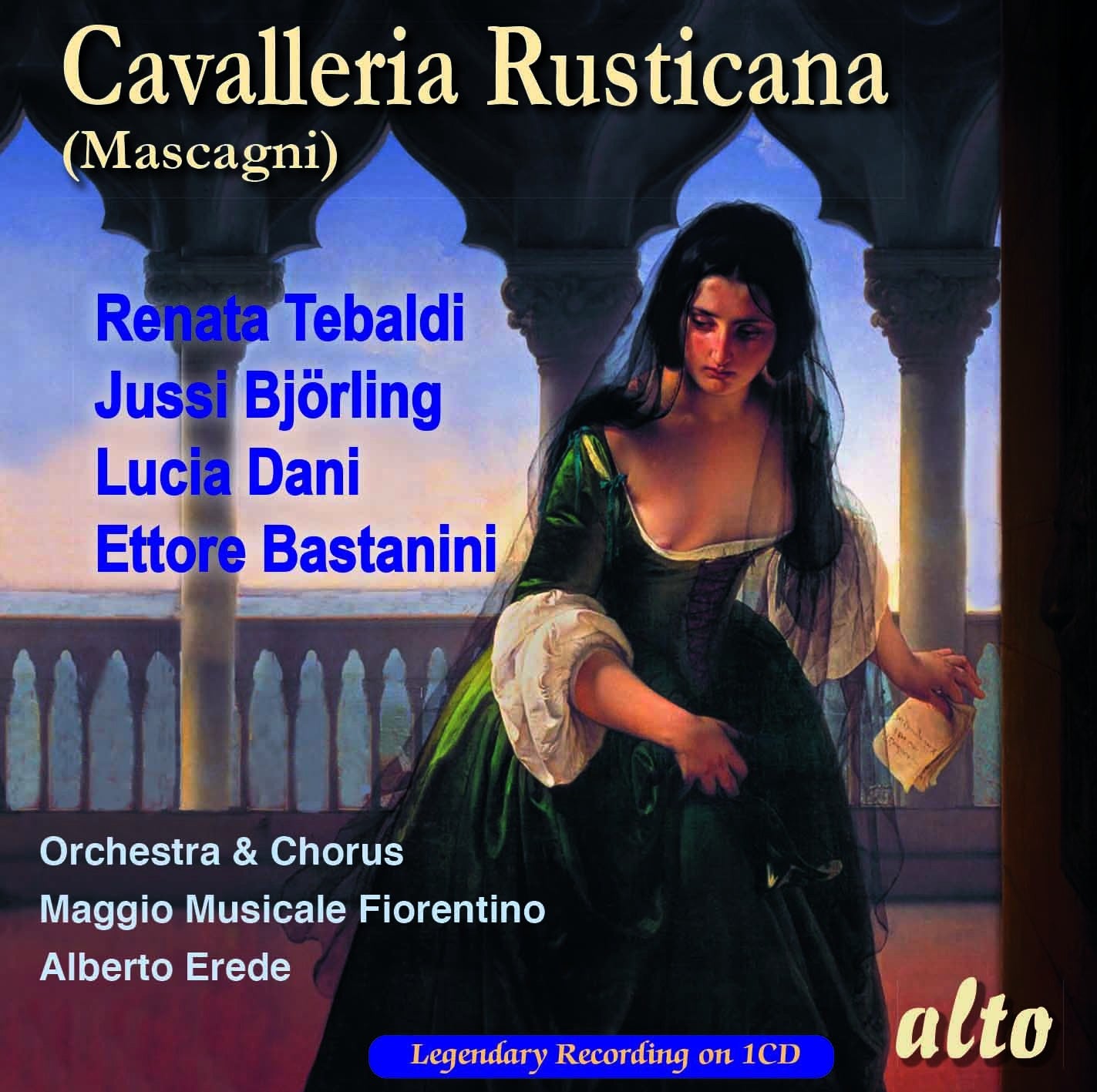 MASCAGNI: Cavalleria Rusticana - Tebaldi; Björling; Maggio Musicale Fiorentino; Alberto Erede