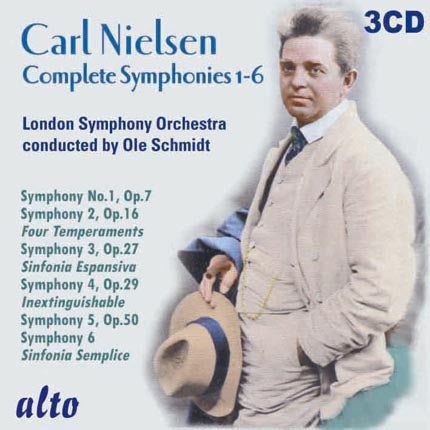 Nielsen: Complete Symphonies 1-6 - London Symphony Orchestra, Ole Schmidt (3 CDs)