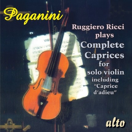 PAGANINI: COMPLETE CAPRICES FOR SOLO VIOLIN - RICCI
