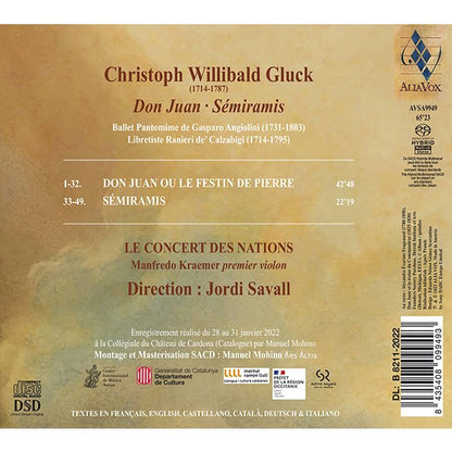 GLUCK: Don Juan, Semiramis - Jordi Savall, Le Concert des Nations (Hybrid SACD)