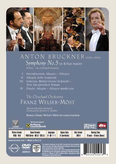 BRUCKNER: Symphony No. 5 - Cleveland Orchestra, Welser-Most (DVD)