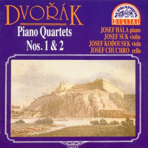 DVORAK: Piano Quartets Nos. 1 & 2 - Hala; Kodousek; Suk; Chuchro