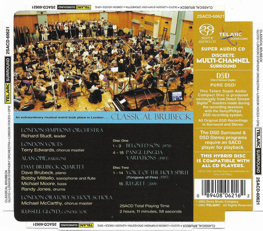 DAVE BRUBECK: CLASSICAL BRUBECK (2 Hybrid SACDs)