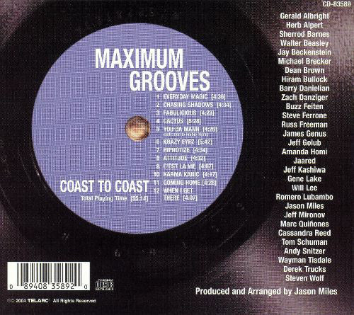 MAXIMUM GROOVES: COAST TO COAST