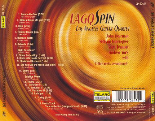 LA GUITAR QUARTET: Spin